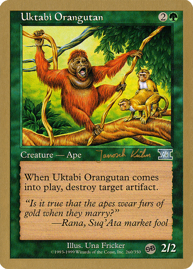 Uktabi Orangutan (Janosch Kuhn) (SB) [World Championship Decks 2000] | D20 Games