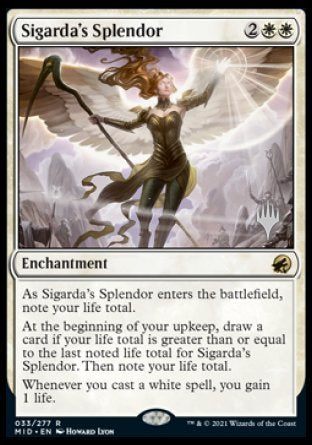 Sigarda's Splendor (Promo Pack) [Innistrad: Midnight Hunt Promos] | D20 Games