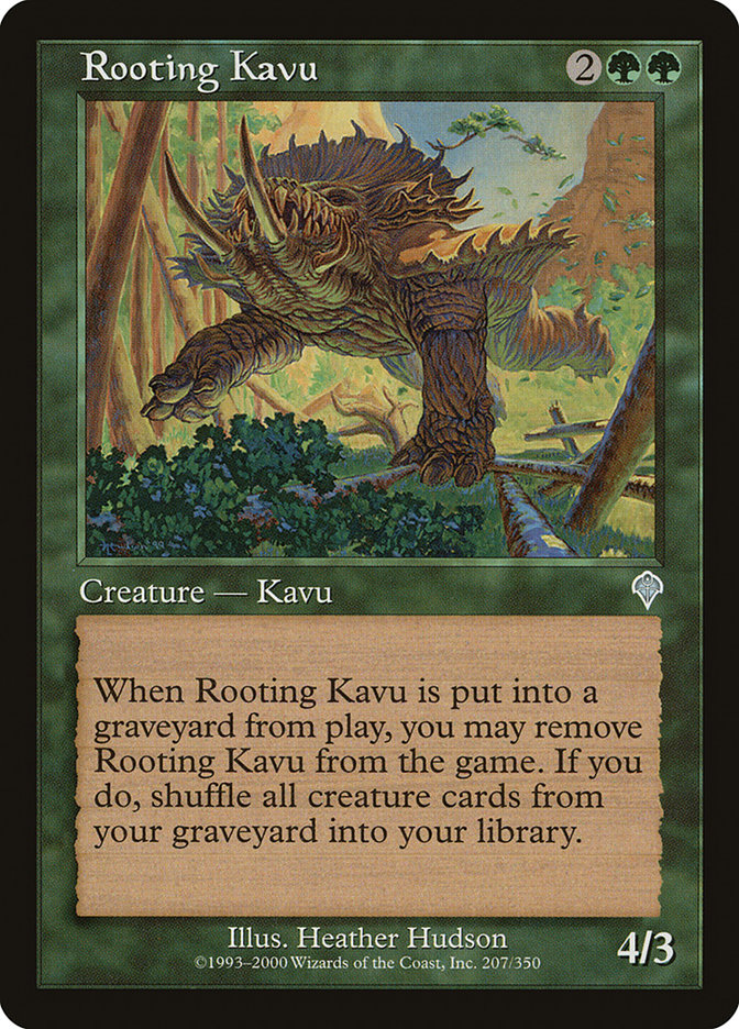 Rooting Kavu [Invasion] | D20 Games