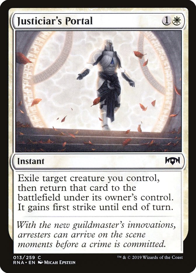 Justiciar's Portal [Ravnica Allegiance] | D20 Games