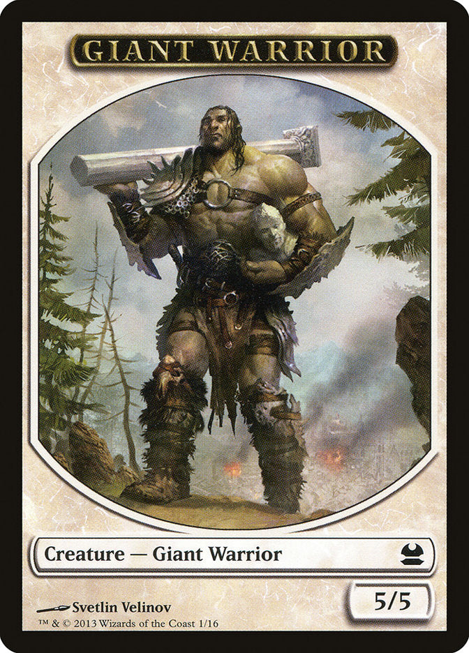 Giant Warrior [Modern Masters Tokens] | D20 Games