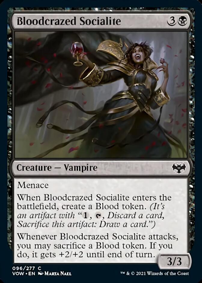 Bloodcrazed Socialite [Innistrad: Crimson Vow] | D20 Games