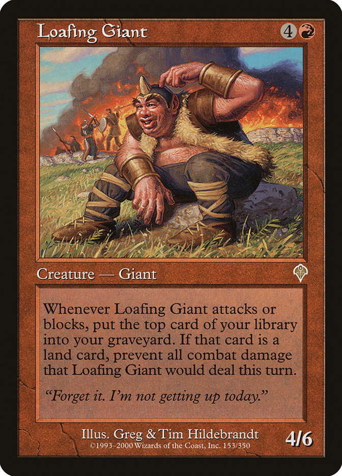 Loafing Giant [Invasion] | D20 Games