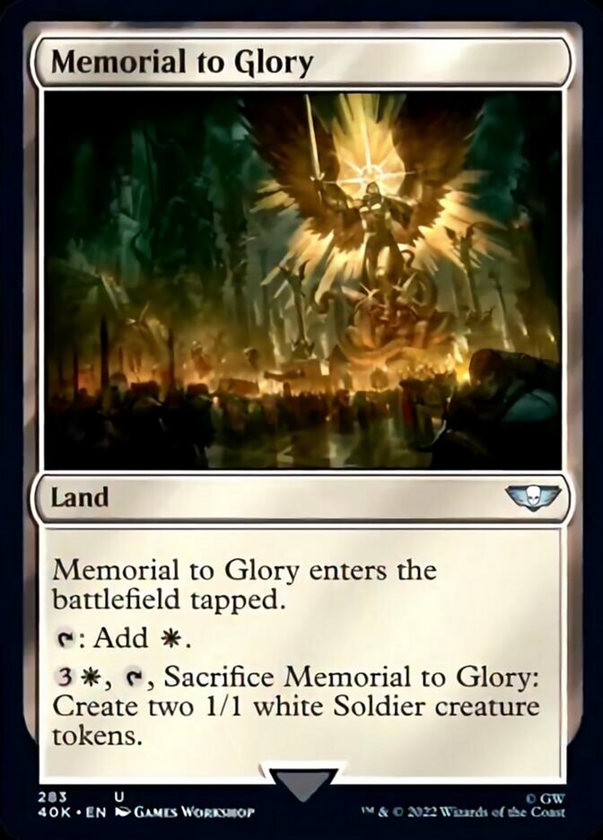 Memorial to Glory [Universes Beyond: Warhammer 40,000] | D20 Games