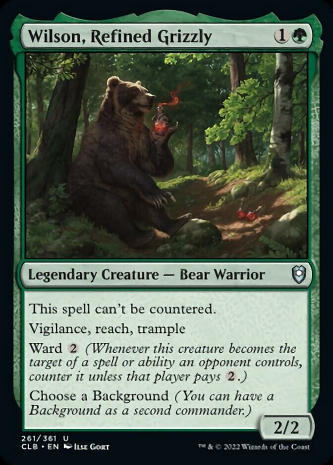 Wilson, Refined Grizzly [Commander Legends: Battle for Baldur's Gate] | D20 Games