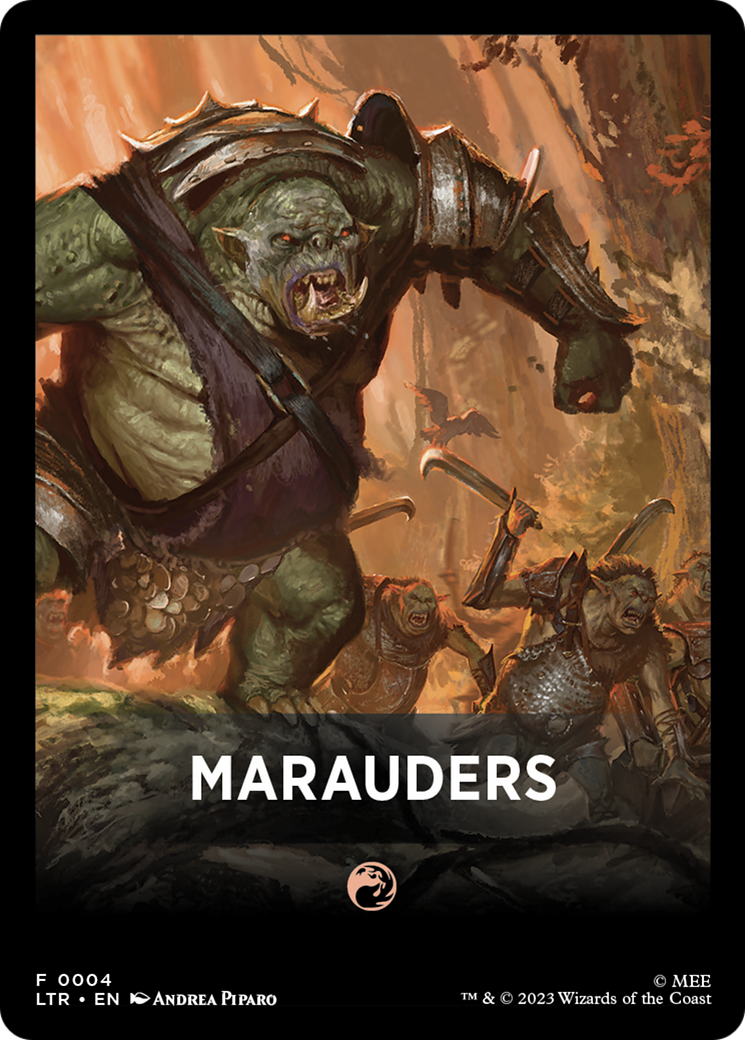 Marauders Theme Card [The Lord of the Rings: Tales of Middle-Earth Tokens] | D20 Games