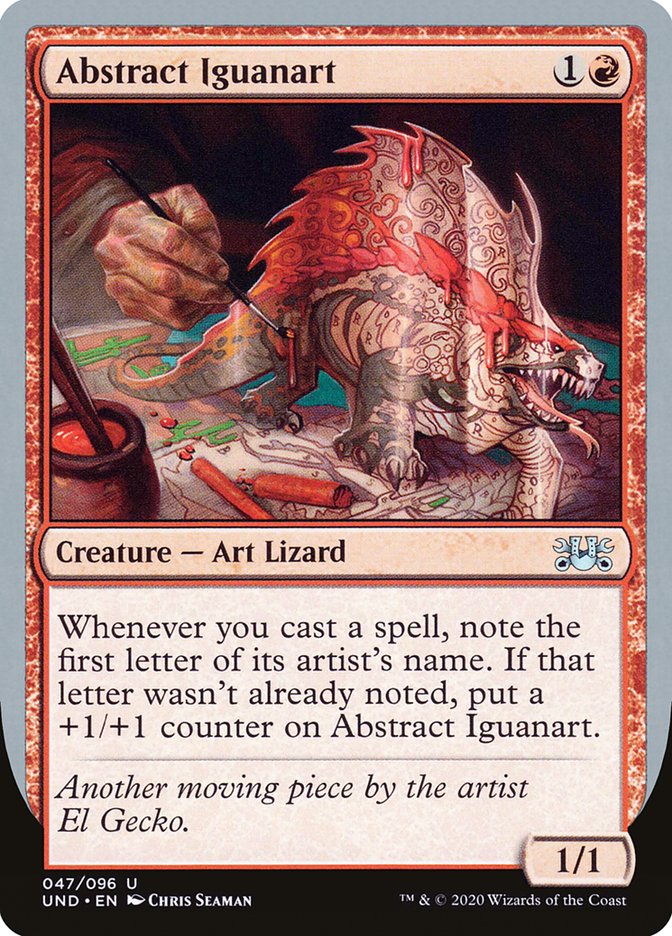 Abstract Iguanart [Unsanctioned] | D20 Games