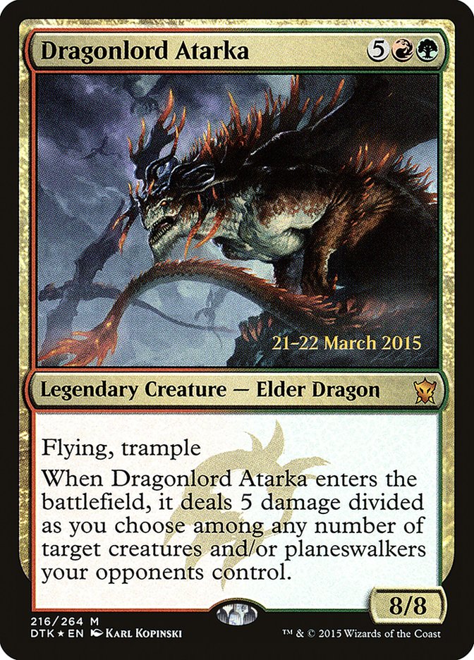 Dragonlord Atarka  [Dragons of Tarkir Prerelease Promos] | D20 Games