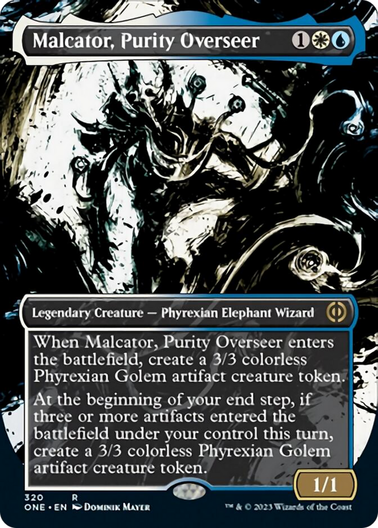 Malcator, Purity Overseer (Borderless Ichor) [Phyrexia: All Will Be One] | D20 Games