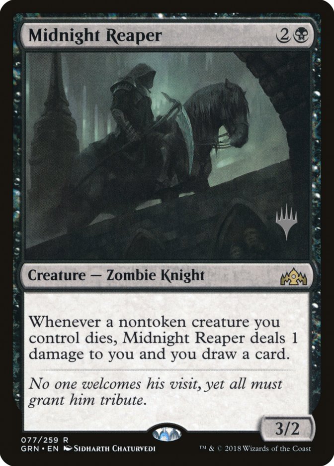 Midnight Reaper (Promo Pack) [Guilds of Ravnica Promos] | D20 Games