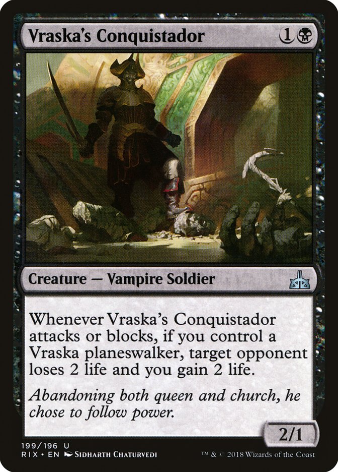 Vraska's Conquistador [Rivals of Ixalan] | D20 Games