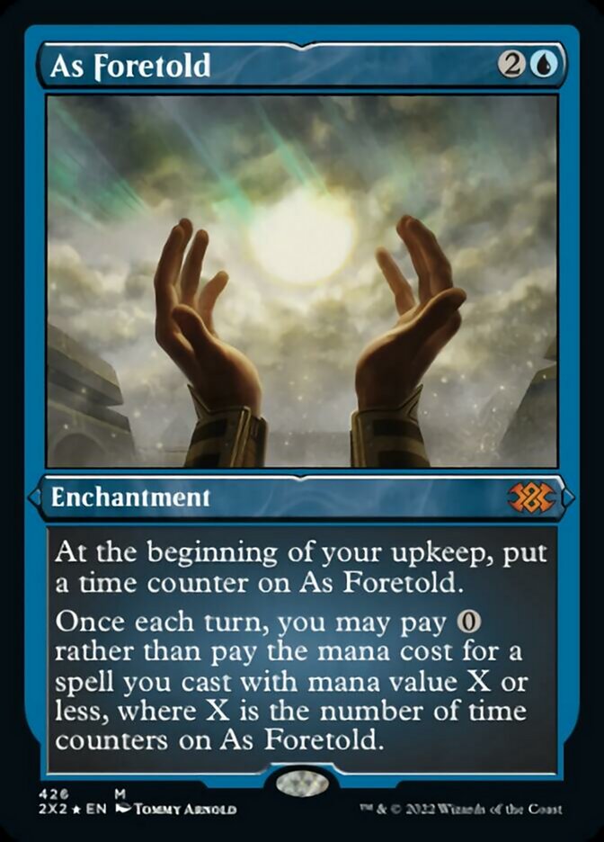 As Foretold (Foil Etched) [Double Masters 2022] | D20 Games