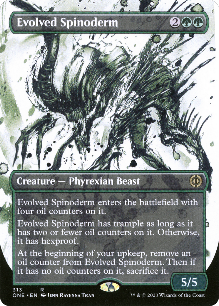 Evolved Spinoderm (Borderless Ichor) [Phyrexia: All Will Be One] | D20 Games