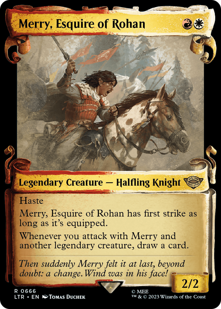 Merry, Esquire of Rohan [The Lord of the Rings: Tales of Middle-Earth Showcase Scrolls] | D20 Games