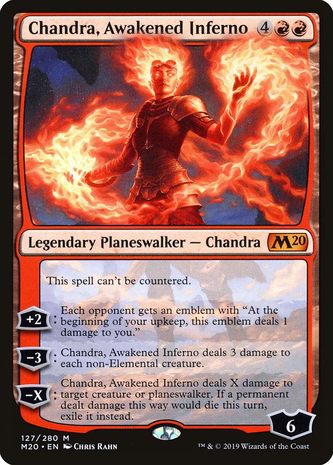 Chandra, Awakened Inferno [Core Set 2020] | D20 Games