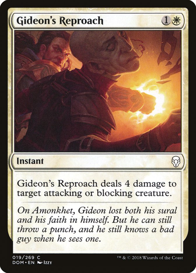 Gideon's Reproach [Dominaria] | D20 Games