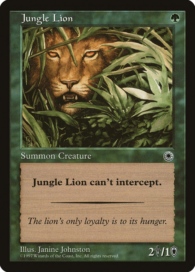 Jungle Lion [Portal] | D20 Games