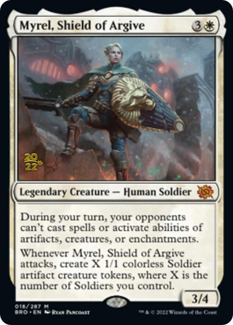 Myrel, Shield of Argive [The Brothers' War: Prerelease Promos] | D20 Games