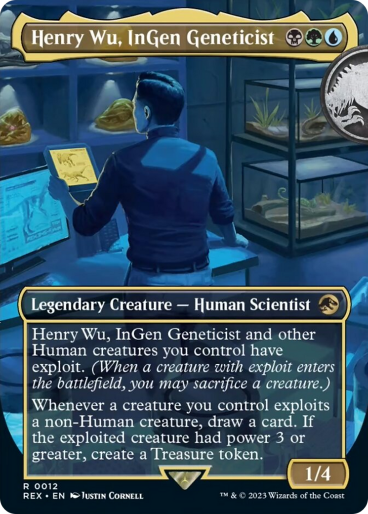 Henry Wu, InGen Geneticist (Borderless) [Jurassic World Collection] | D20 Games