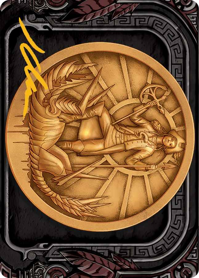 Captain Lannery Storm Art Card (Gold-Stamped Signature) [March of the Machine Art Series] | D20 Games