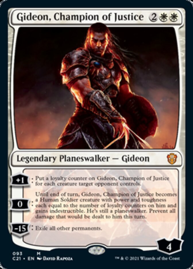 Gideon, Champion of Justice [Commander 2021] | D20 Games