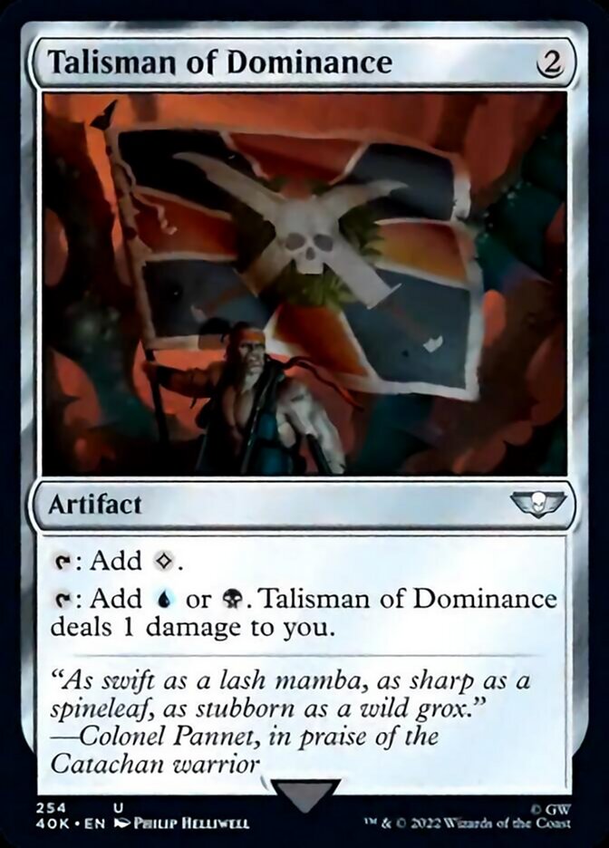 Talisman of Dominance (254) [Universes Beyond: Warhammer 40,000] | D20 Games