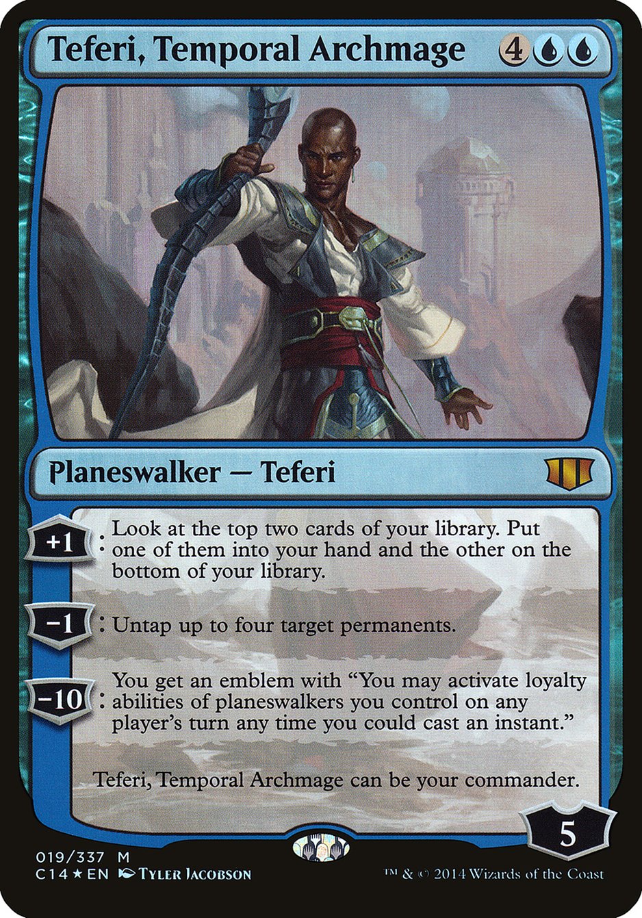 Teferi, Temporal Archmage (Oversized) [Commander 2014 Oversized] | D20 Games