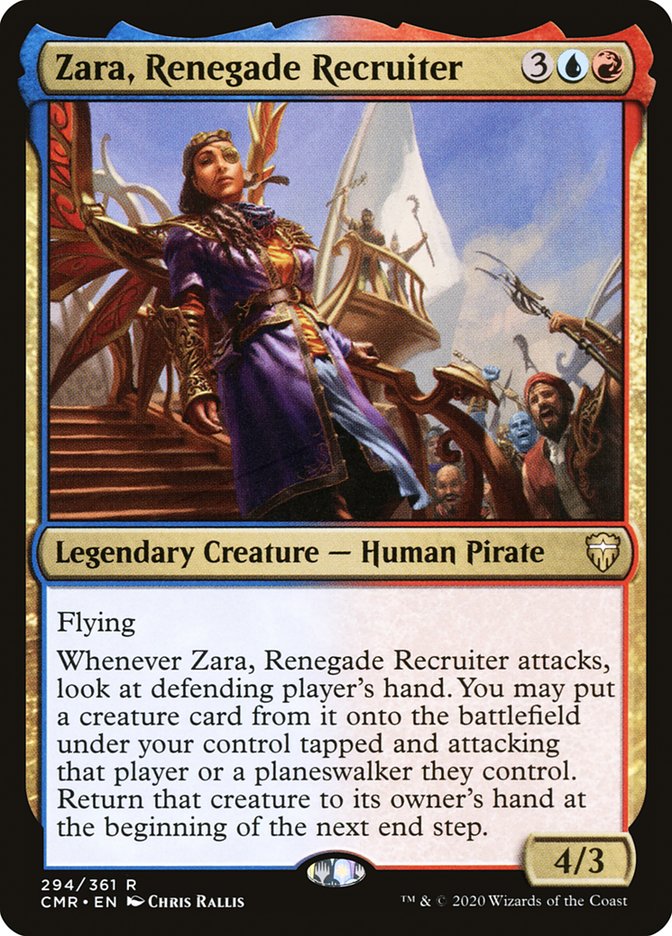 Zara, Renegade Recruiter [Commander Legends] | D20 Games