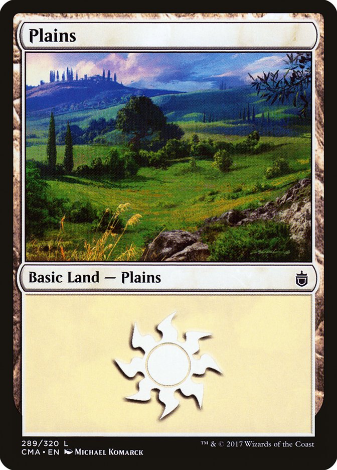 Plains (289) [Commander Anthology] | D20 Games