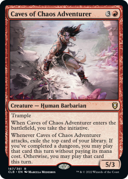 Caves of Chaos Adventurer [Commander Legends: Battle for Baldur's Gate] | D20 Games