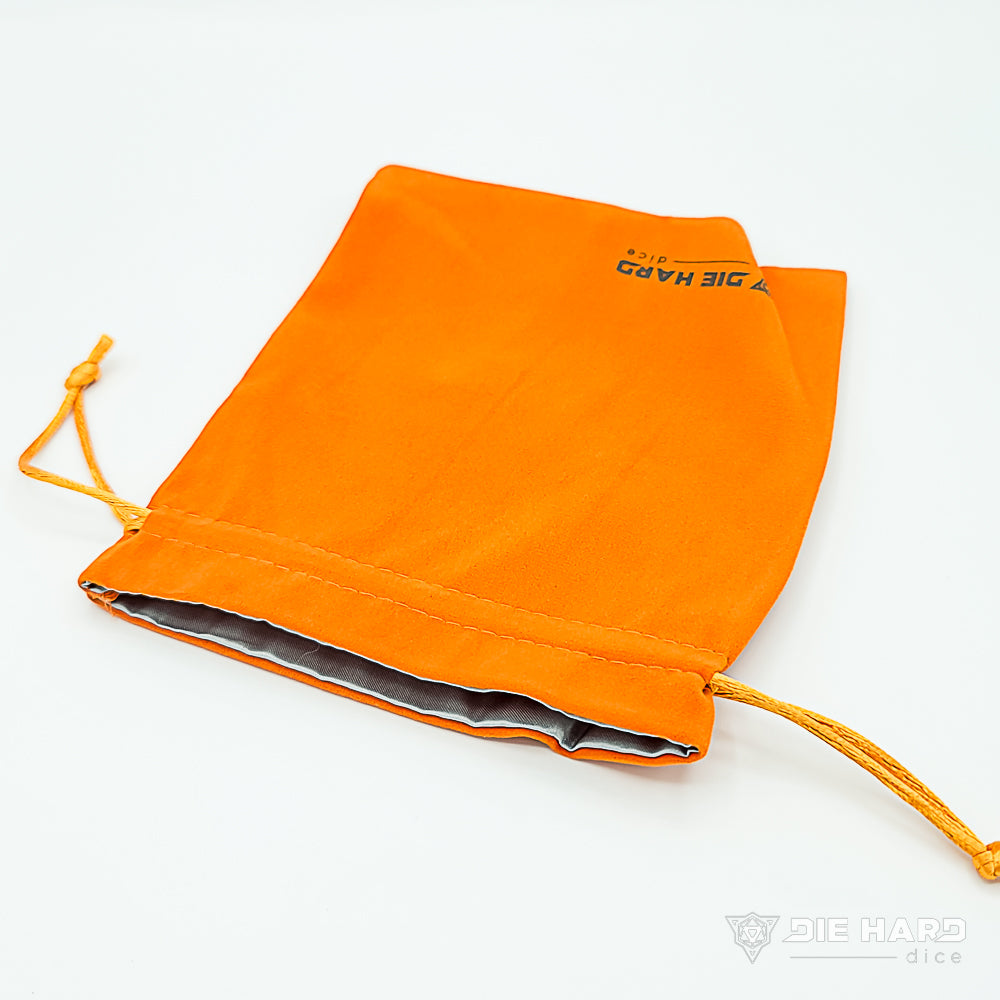 Velvet Dice Bag: Medium Orange | D20 Games