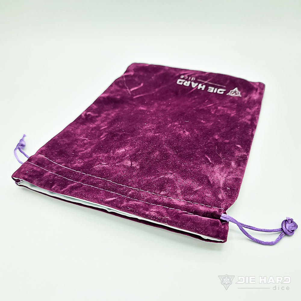 Velvet Dice Bag: Large Purple | D20 Games