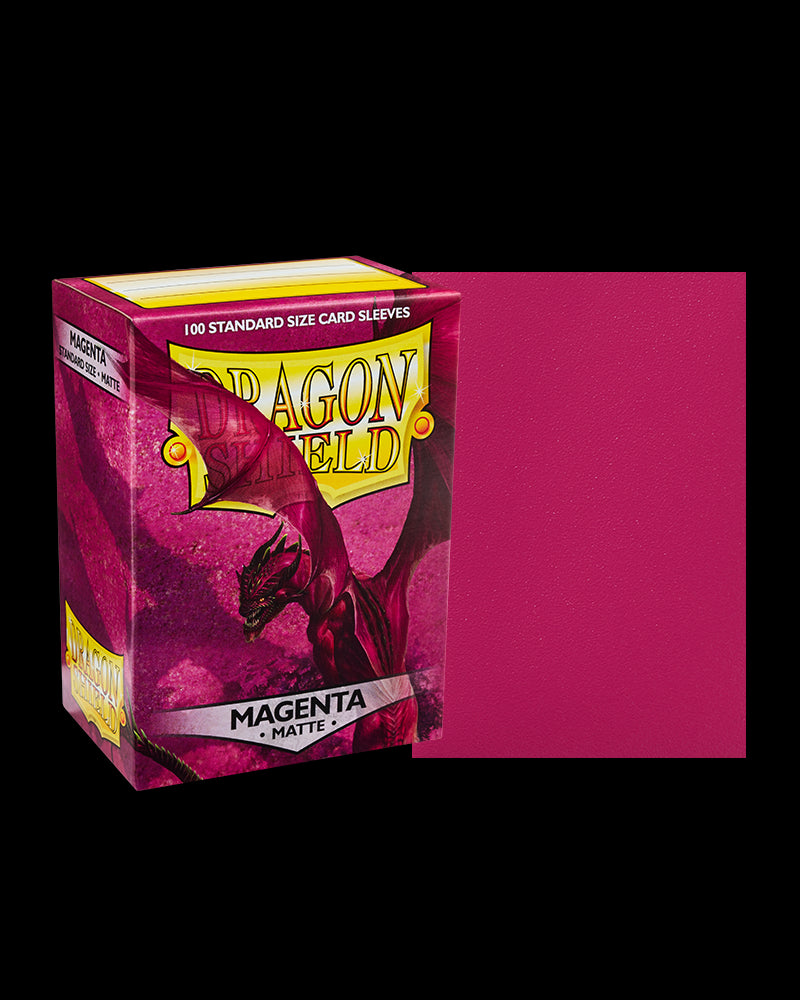 Dragon Shield Matte Magenta Sleeves | D20 Games