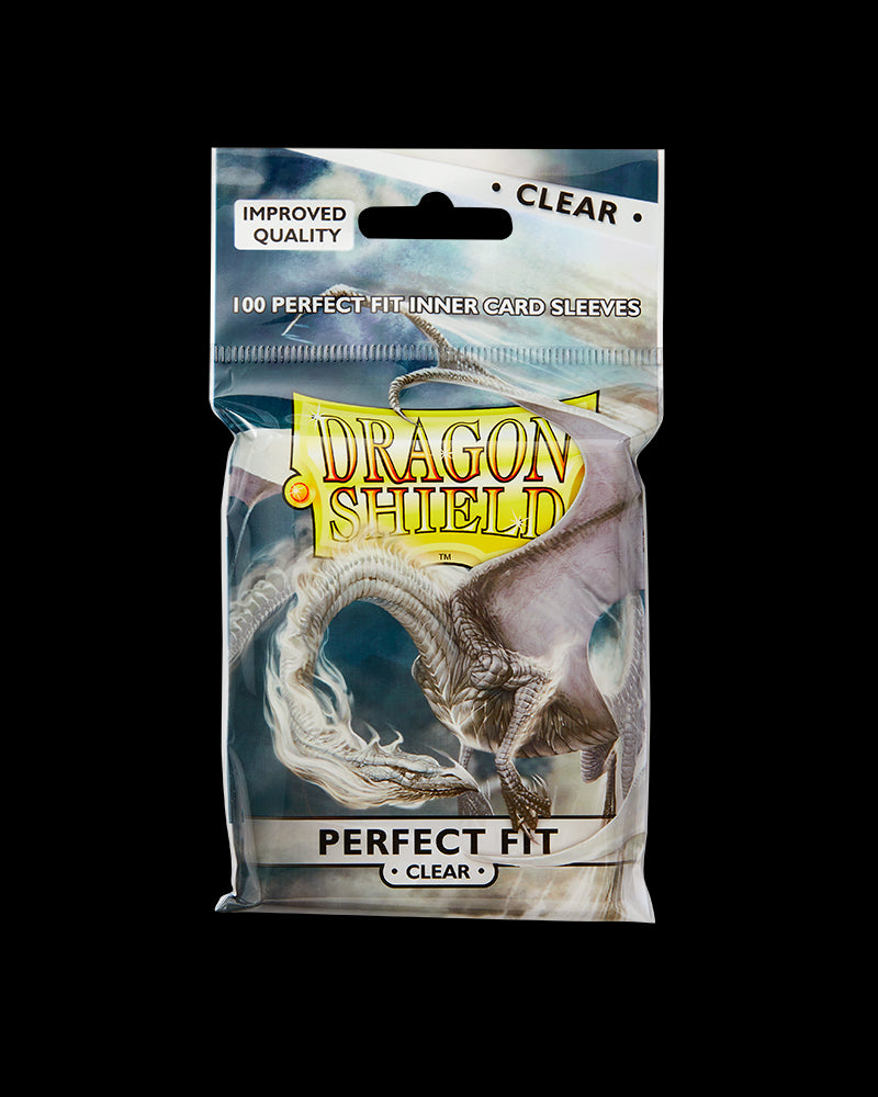 Dragon Shield Perfect Fit Clear Sleeves | D20 Games