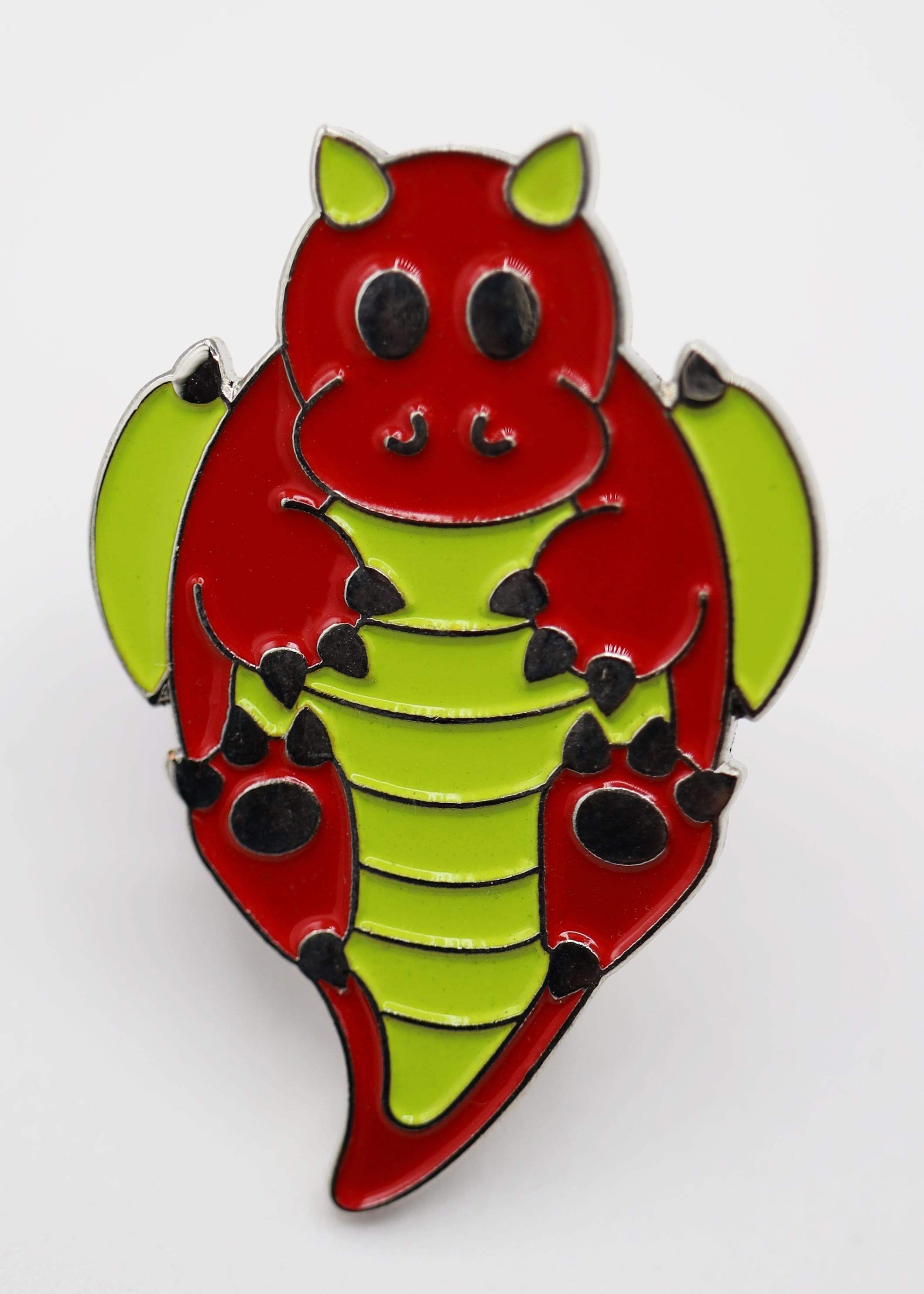 Critter Pins: Red Baby Dragon | D20 Games