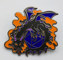 Dice Dragons Pin: Smoke Enamel Pin Foam Brain Games