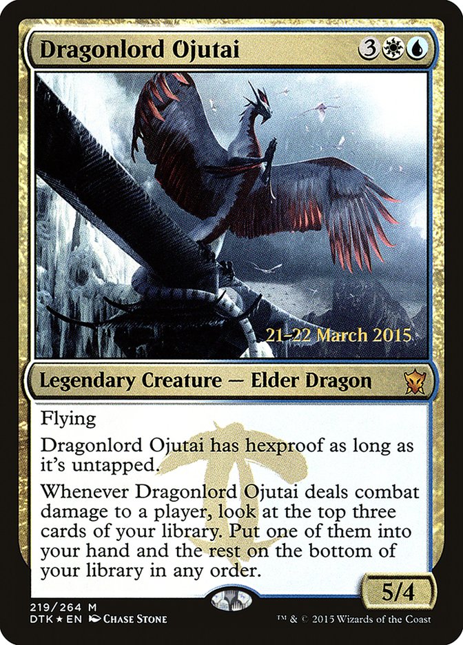 Dragonlord Ojutai  [Dragons of Tarkir Prerelease Promos] | D20 Games