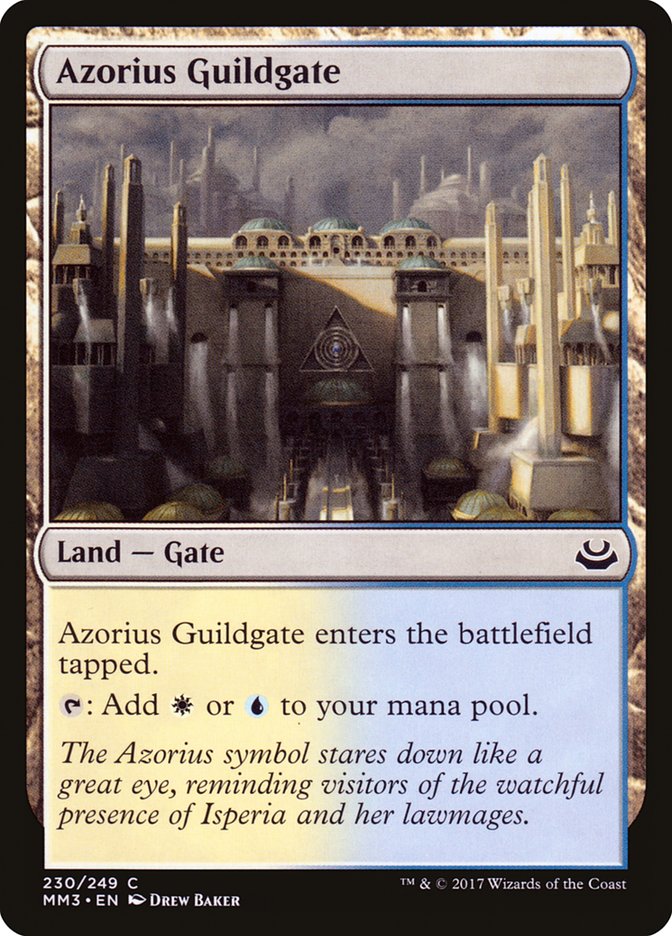 Azorius Guildgate [Modern Masters 2017] | D20 Games
