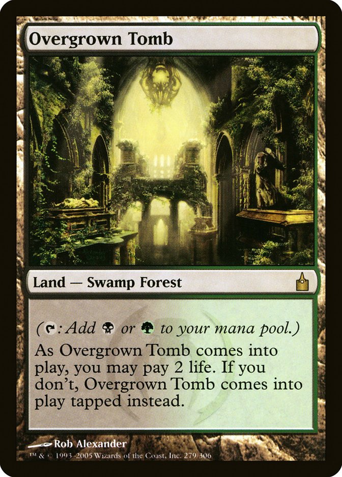 Overgrown Tomb [Ravnica: City of Guilds] | D20 Games