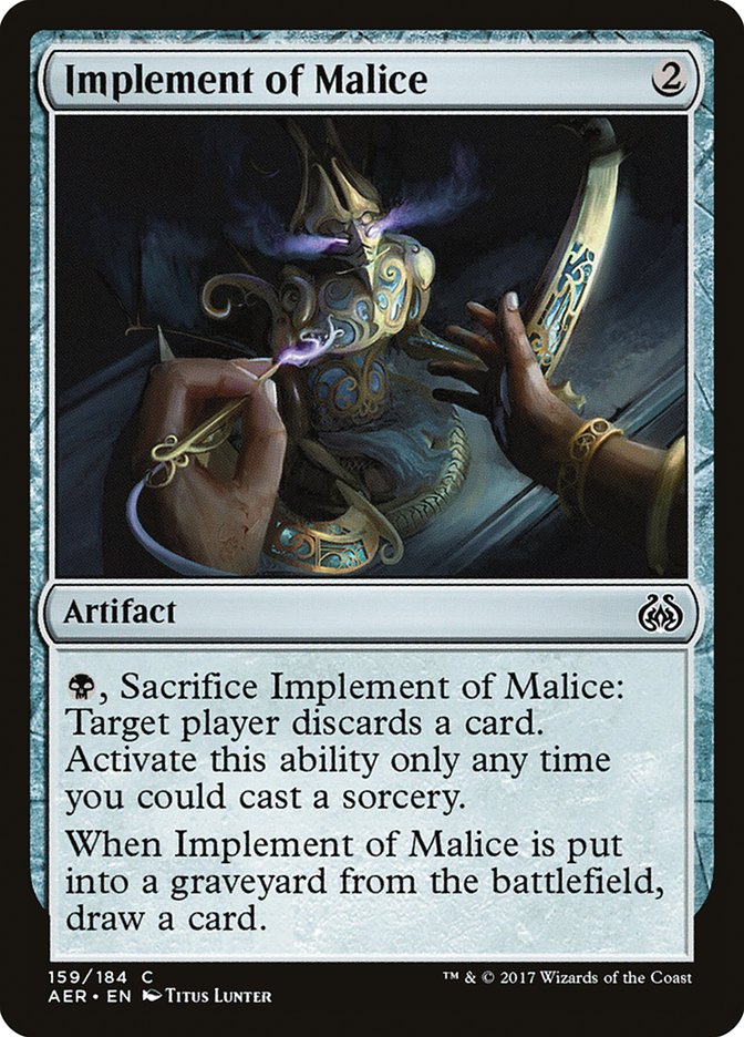 Implement of Malice [Aether Revolt] | D20 Games