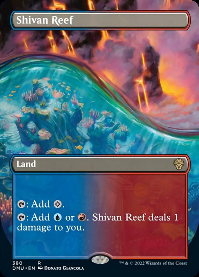 Shivan Reef (Borderless Alternate Art) [Dominaria United] | D20 Games