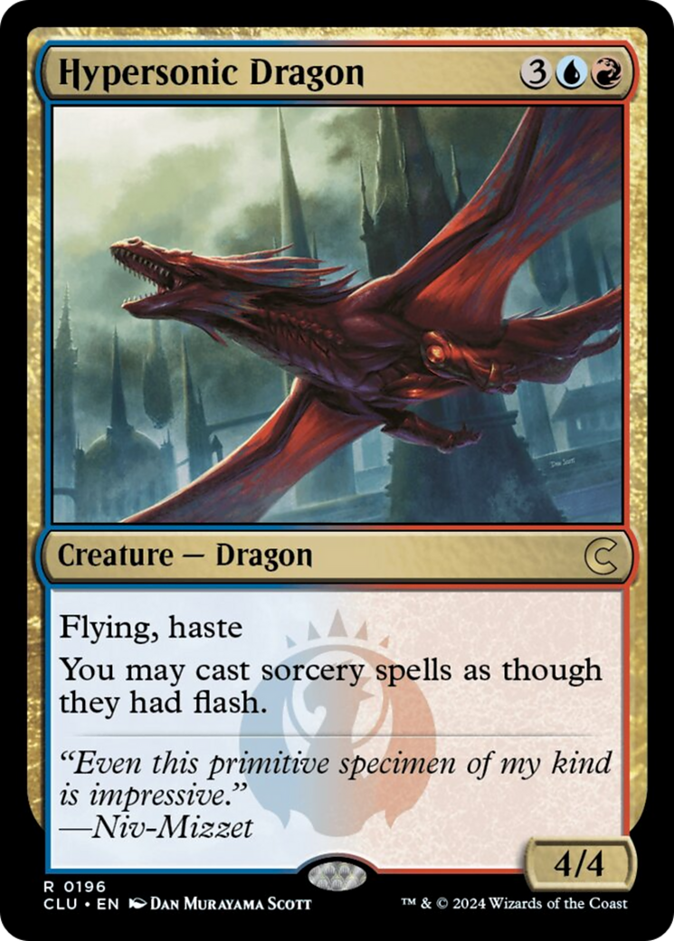 Hypersonic Dragon [Ravnica: Clue Edition] | D20 Games