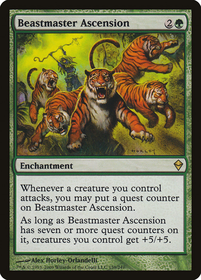 Beastmaster Ascension [Zendikar] | D20 Games