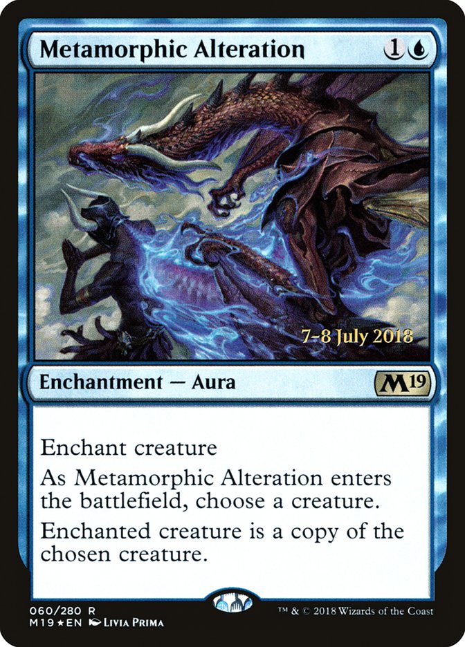 Metamorphic Alteration  [Core Set 2019 Prerelease Promos] | D20 Games