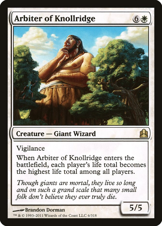 Arbiter of Knollridge [Commander 2011] | D20 Games