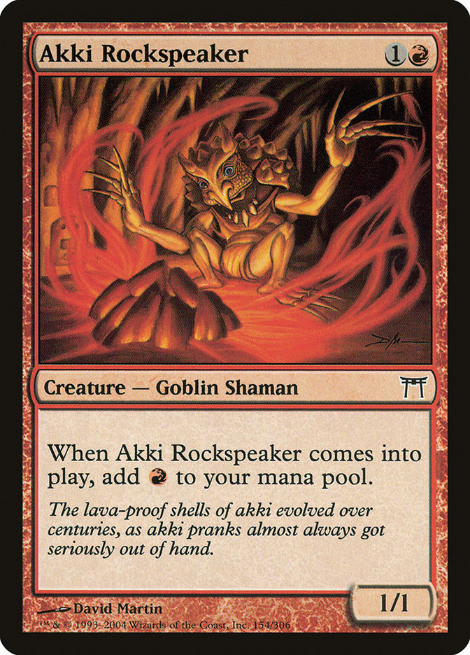 Akki Rockspeaker [Champions of Kamigawa] | D20 Games