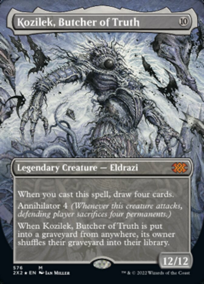 Kozilek, Butcher of Truth (Textured Foil) [Double Masters 2022] | D20 Games