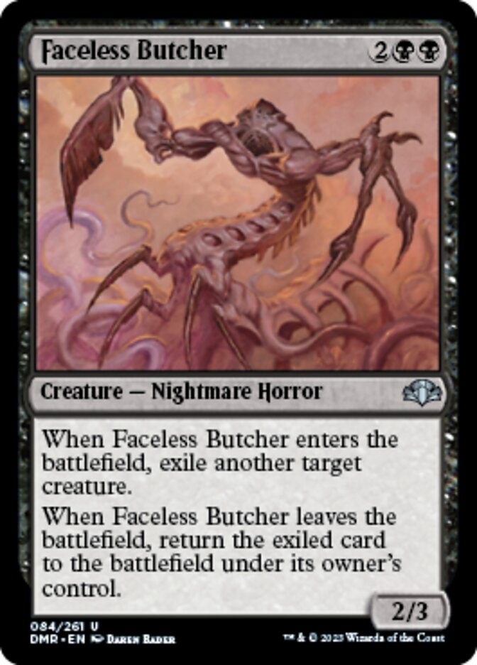 Faceless Butcher [Dominaria Remastered] | D20 Games