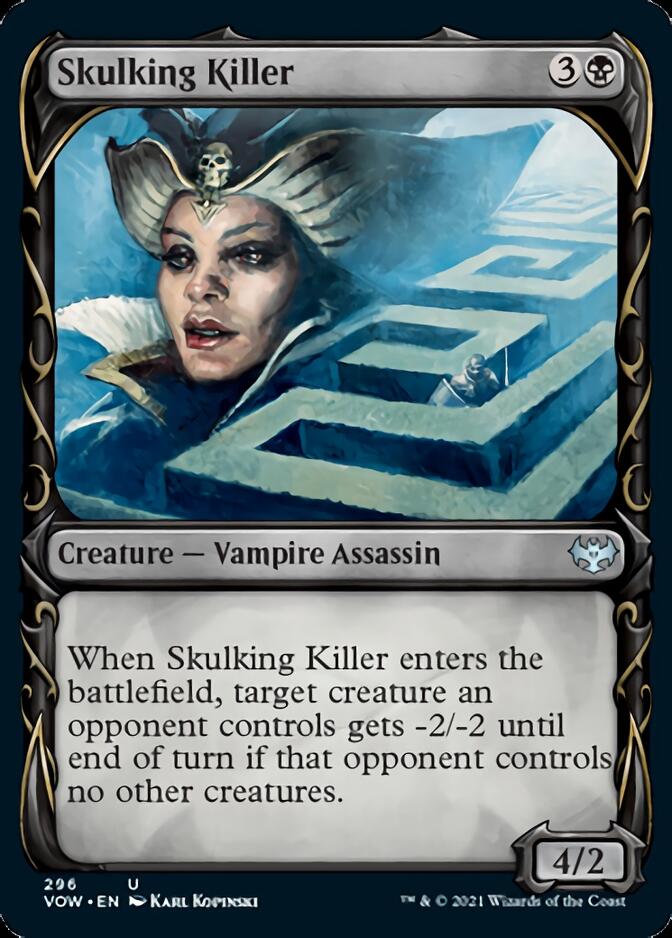 Skulking Killer (Showcase Fang Frame) [Innistrad: Crimson Vow] | D20 Games