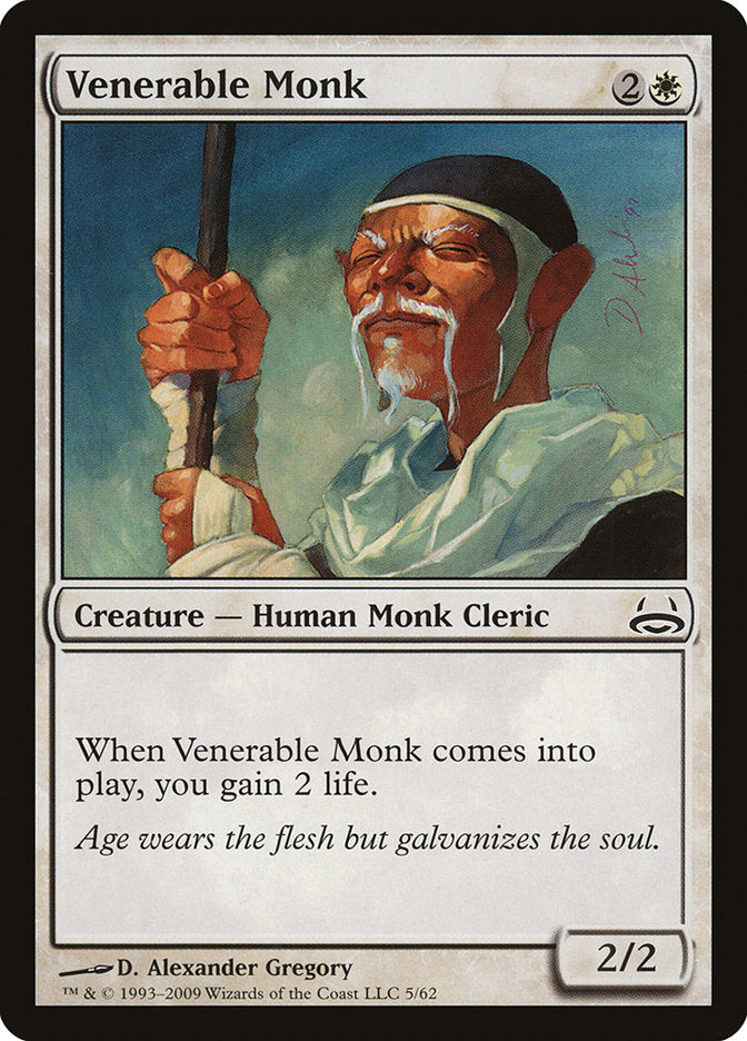 Venerable Monk [Duel Decks: Divine vs. Demonic] | D20 Games